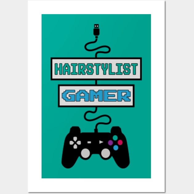 Hairstylist Gamer Wall Art by jeric020290